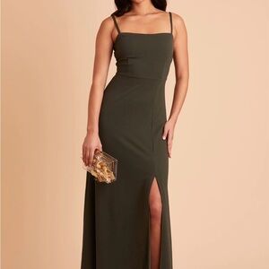 Birdy Grey Dark Green Maxi Dress